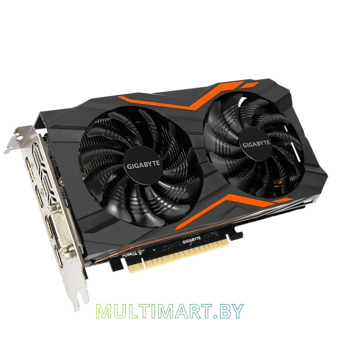 Видеокарта Gigabyte GeForce GTX1050 GV-N1050G1 GAMING-2GD 2Gb DDR5 128bit